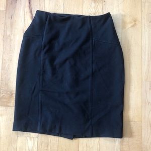 Black pencil skirt
